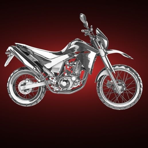 Yamaha XT660R 3D model