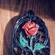 356799789_1215787679103194_488641466508563327_n.jpg Rose Enchanted decor / Centerpiece wedding / Beauty and the beast enchanted Rose / Rose tier tray / sweet 16 decor/ wedding decor/ gift/ wall art