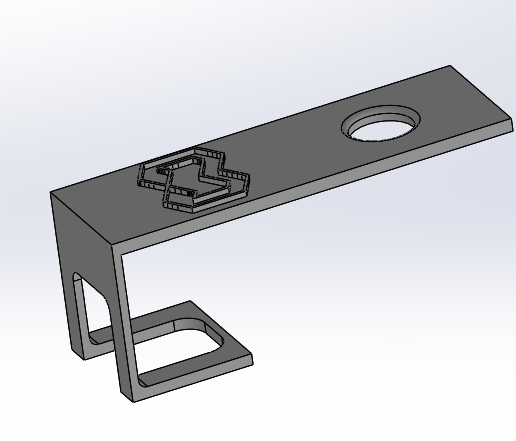 Desk bottle holder - 3D model önizlemesi