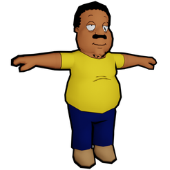 image_2022-06-15_183848726.png Fichier 3D Family Guy- Cleveland Brown modèle 3d - imprimable・Objet pour impression 3D à télécharger, Tilemaker-lithophanes