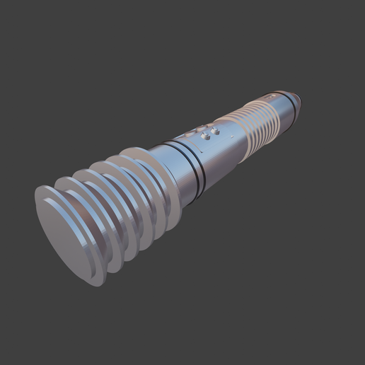 MaterialRender.png Kit Fisto Lightsaber 3D Print File