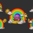 ZBrush-Document.jpg Kirby Star Diorama – Pre-Cut STL Display Model
