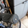 PXL_20230523_110643310.jpg Free STL file Handlebar End Caps Bicycle Handlebar Plugs MTB Bike Handlebar Ebike・3D printer design to download