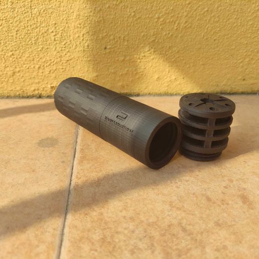 🔫 SilencerCo Omega 300 for Airsoft silencer・ STL File for ・Cults