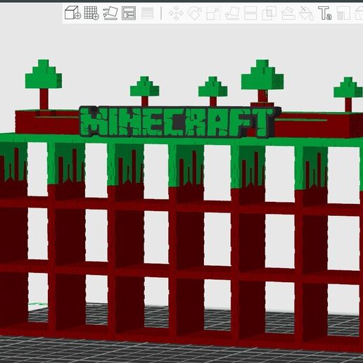 Minecraft Pixelated Stand