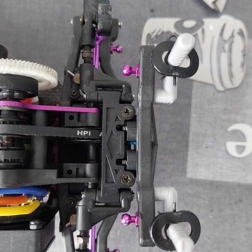 🚁 Front Body Posts HPI RS4 Pro2・ STL File for 3D printing・Cults