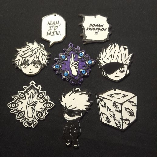 GojoFull.jpg Porte-clés Satoru Gojo