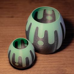 2.jpg STL-Datei Leaking paint Vase・3D-druckbare Vorlage zum herunterladen