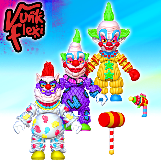 CGImages8.png Killer Klowns Shorty MultiColor Flexi Print-In-Place + figure