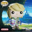 linkzelda.jpg STL-Datei Funko Pop Link Zelda Nintendo・Modell für 3D-Drucker zum Herunterladen