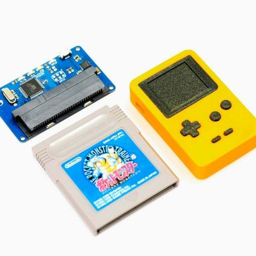 Télécharger fichier STL gratuit GB Cart Flasher Affaire Game Boy