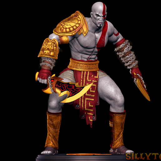 💪 Kratos - God of War 3・ 3D File for ・Cults