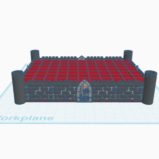 Castle like sample holder 3D model