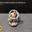 Practical Condition Markers Dy: Datel e-3 by 3Demon Practical Condition Markers for DnD figures