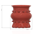 vase-pot-75 v3-d21.png vase cup pot jug vessel Dragon Life for 3d-print or cnc