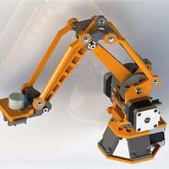 Robotic-Arm-Rendering.jpg BRAZO ROBOT DE IMPRESIÓN 3D PINZA ARTICULADA PARA