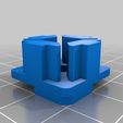 45Deg20x20to20x40Attachement.jpg Parameterised: Angled 20x20 to 20x40 profile connector plate