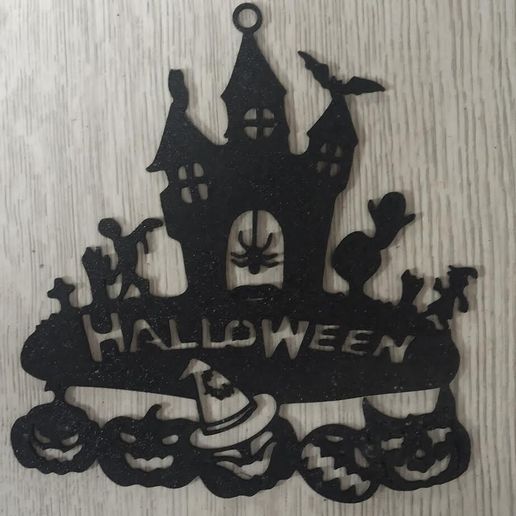 Halloween creepy house decoration - 3D model önizlemesi