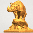 TDA0311 Rhinoceros (iii) A06.png Бесплатный 3D файл Rhinoceros 03・Модель 3D-принтера для загрузки