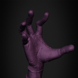 Hand_Wednesday_High8.png Wednesday Addams Family Hand for Cosplay 3D print model