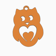 owl_3.png Owl - Love - KeyChain