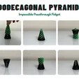 2024-10-23_47d03fbc58fb7.webp Passthrough Spiral Fidget Toy - Dodecagonal Pyramid