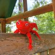 Leopard Gecko Articulated Toy, Print-In-Place Body, Snap-Fit Head, Cute Flexi