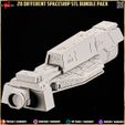 Spaceship-3dprinting-3dprints-miniature-minis-diorama-3dprint-bundle-pack-props-banner-19.jpg 20 Different Spaceship STL Diorama - Minature Collection Pack-Bundle