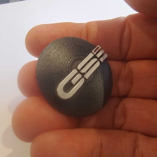📛 GSi Emblem Badge - Multicolor 3MF + STL | 3.5 cm | Classic GM ...