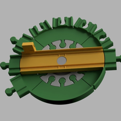 Capture d’écran 2017-09-13 à 11.26.04.png Free STL file Brio Compatible Turntable - Minor Mods・3D printable object to download