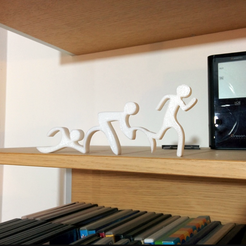 Capture d’écran 2016-12-23 à 09.59.24.png Free STL file TRIATHLON KEYCHAIN ORNAMENT・3D printer design to download