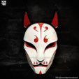 z2878706880905_a2484d1c7346573807daabb0ea62189d.jpg Aragami 2 Mask - Kitsune Mask - Halloween Cosplay