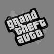 GTALogo.png Grand Theft Auto Logo Keychain