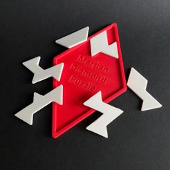 IMG_0685.jpg Free STL file Martian Diamond Puzzle Light・Template to download and 3D print