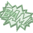 BAM! - copia.png Comic balloons 1 cookie cutter
