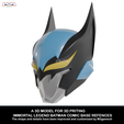 4A.png Batman Immortal Legend Helmet 3D Model - Improved Details & Custom Version Fan Made