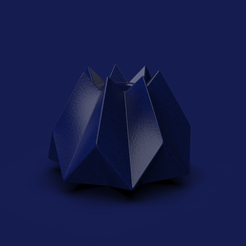 b3ce9505-5713-485b-b566-771d059c6b1f.png Free STL file 91. Facet Origami Goemetric Bonsai Pot - V26 - Nanase (Inches)・Template to download and 3D print