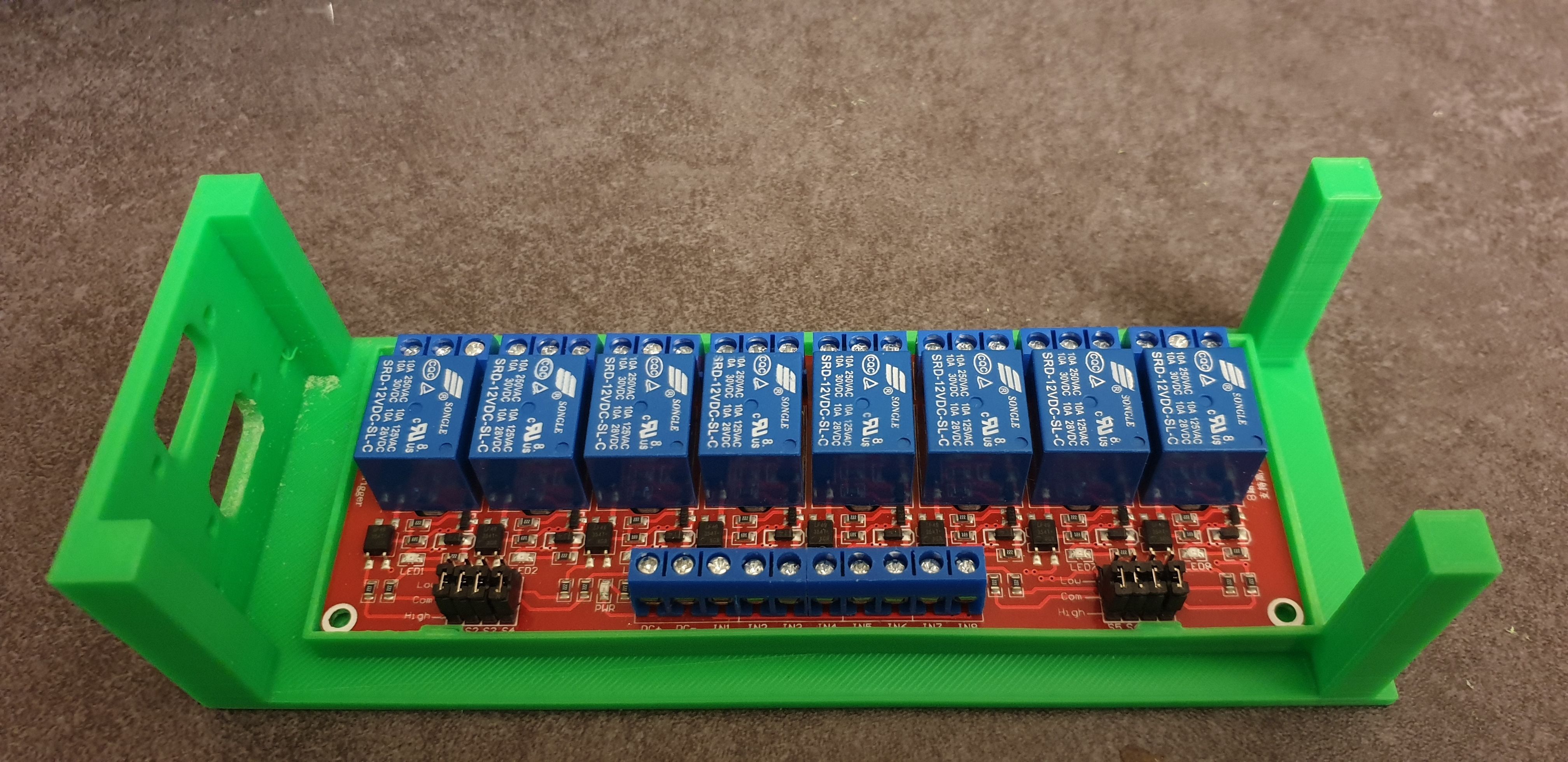 Download free STL file JVC RM-LP100 Tally Box (arduino optocoupler ...