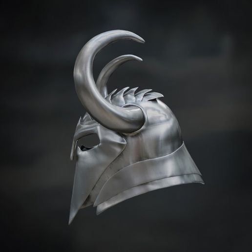 🪖 Horned Helmet 3D Print Model | Fantasy Warrior Armor・ 3MF File for 3D ...