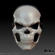 GHOST-RIDER-HELMET-07.jpg Ghost Rider - Scorpion - Skeletor - Skull Helmet and mask - Fan made - STL model 3D print digital file
