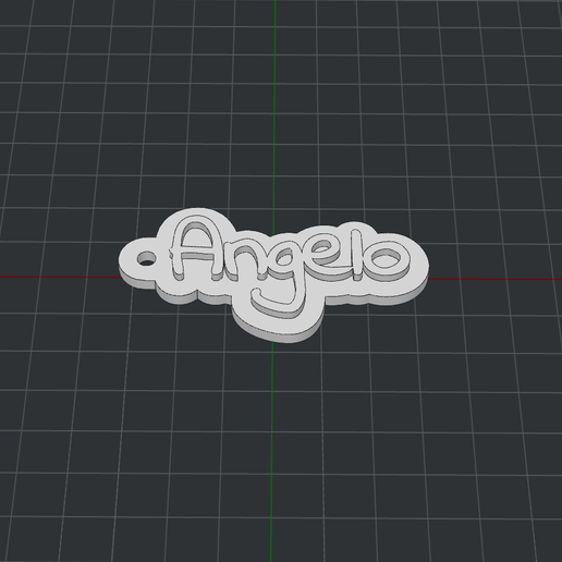 Keychain Angelo 3D model