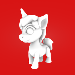 Unicorn.png Archivo STL Unicornio・Objeto imprimible en 3D para descargar, Zhyve