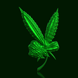Amor-y-Paz-Cannabis.png Leaves of Harmony: 'Love and Peace' Hand Sculpture