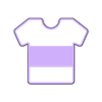 CAMISETA.stl Tシャツビスケットカッター型