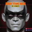 Robin_Titans_Mask_3d_print_model_01.jpg Robin Titans Mask - Titans TV Series Cosplay