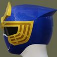 2.jpg Power ranger blue navy Ninja storm helmet
