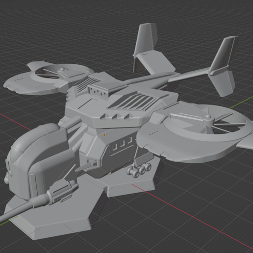 🎲 Cardinal Transport VTOL・Free 3D File for 3D printing・Cults