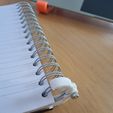 20231216_152615.jpg A5 cuaderno de corte láser cubierta y 3d imprimir herramienta de encuadernación de alambre gemelo