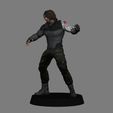 02.jpg Winter Soldier - Captain America Civil War LOW POLYGONS AND NEW EDITION