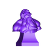 Warchief_Menmbetar_bust.stl Busto de chefe guerreiro anão